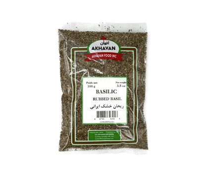 Rubbed Basil – Akhavan – 100 g ( ریحان خشک ایرانی اخوان )