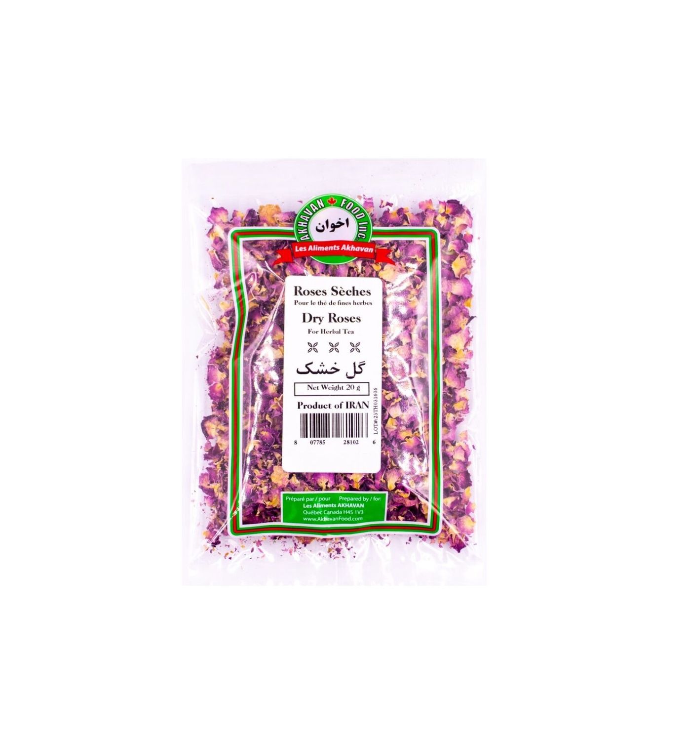 Dry Roses (Gol e Sorkh) – Akhavan – 20 g ( پر گل سرخ اخوان )