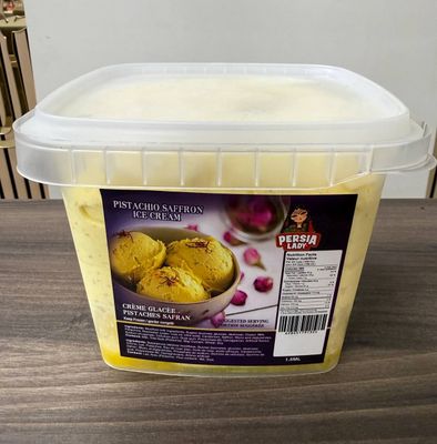 Family saffron ice cream 1.5m -بستنی زعفرانی خانواده