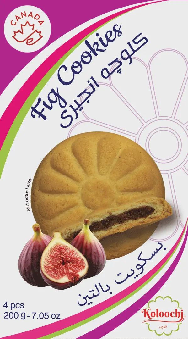 Koloochi Fig Cookies 200gr - کلوچه انجیری