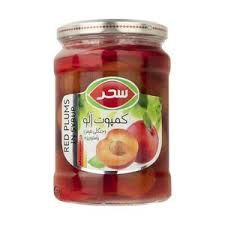 Sahar Red Plums in syrup 700gr - کمپوت آلو