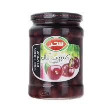 Sahar Sour Cherry in syrup 700gr - کمپوت البالو