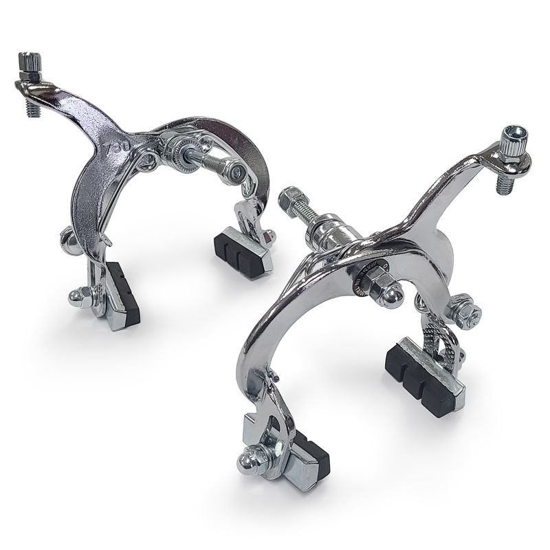 Brake Caliper - Side Pull, Road, Front/Rear, Chrome
