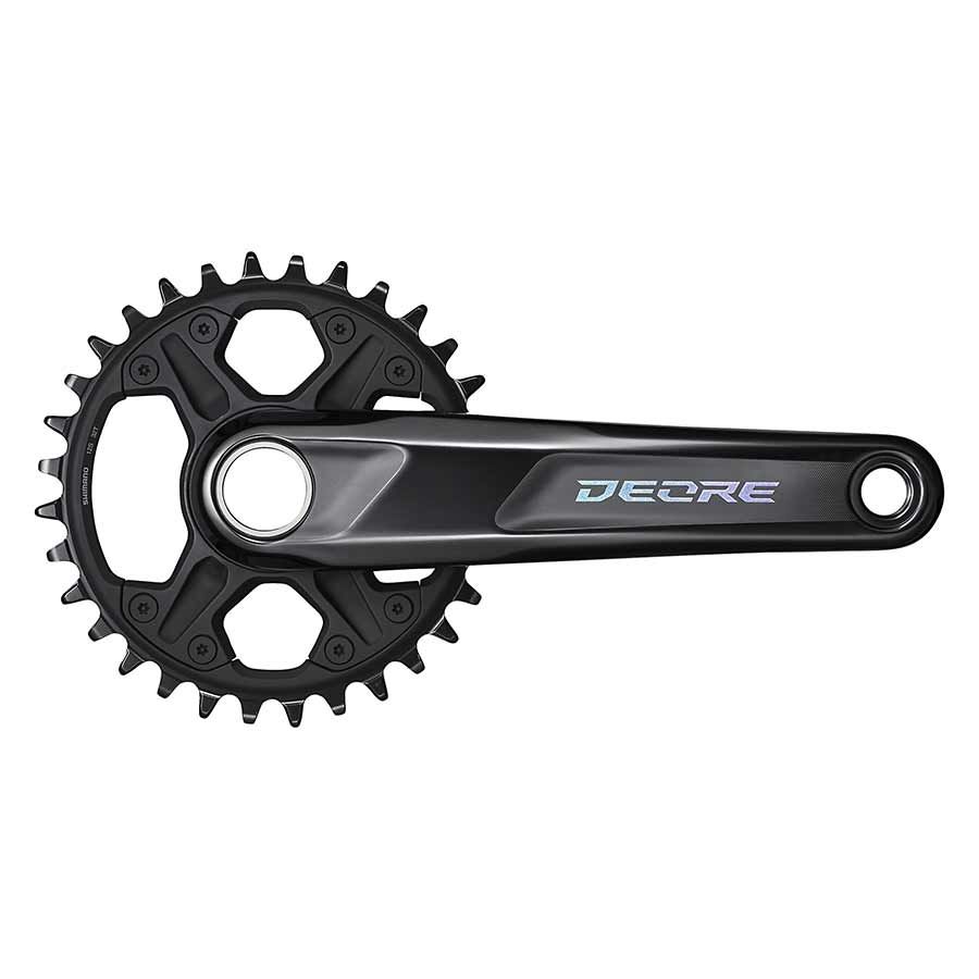 Crankset - HT2 - Shimano, 1x12s, Deore FC-M6130-1, 170mm, 32T, BCD:DM, Black