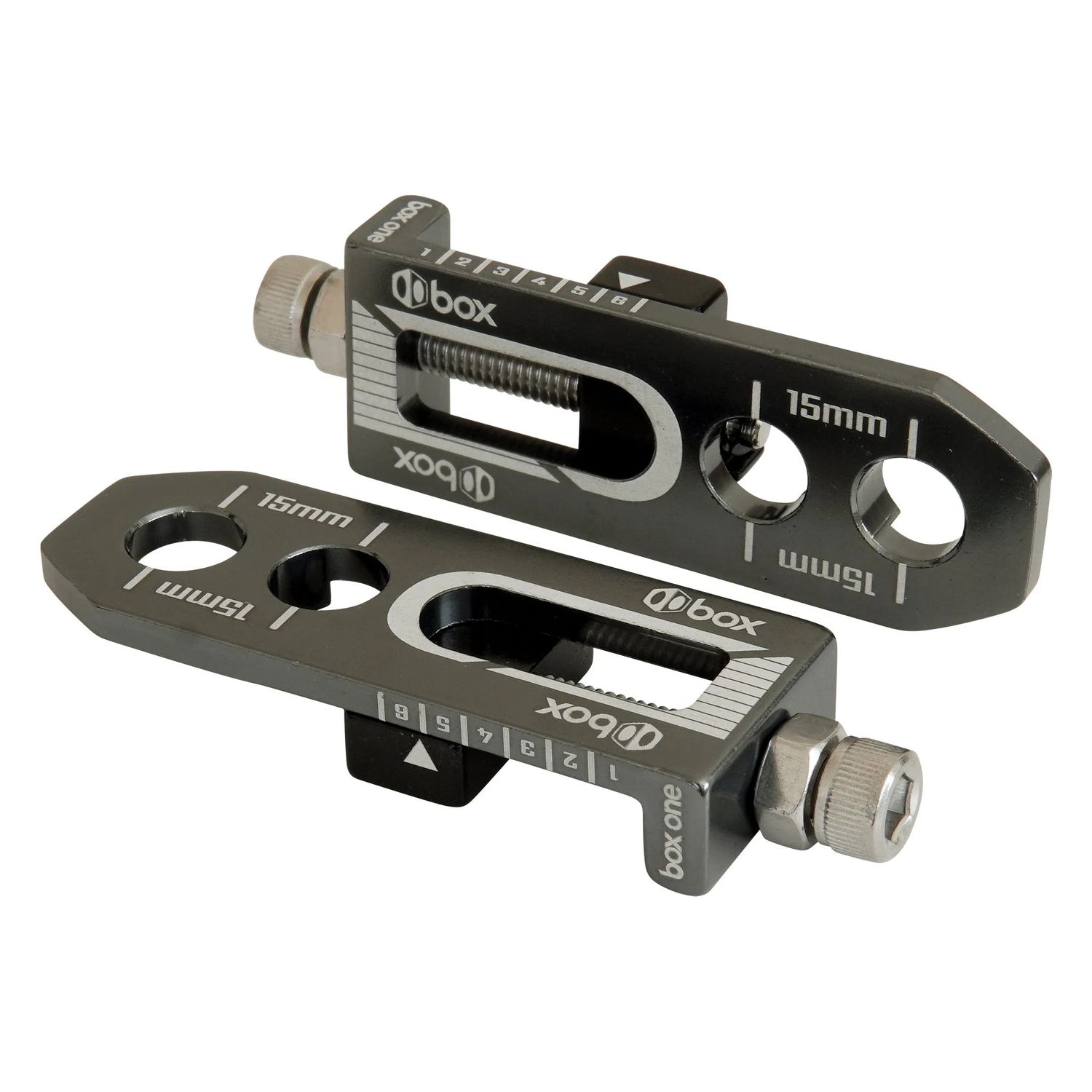 Chain Tensioner - Box, One, 10mm x 2 Axle Hole, Gun Metal