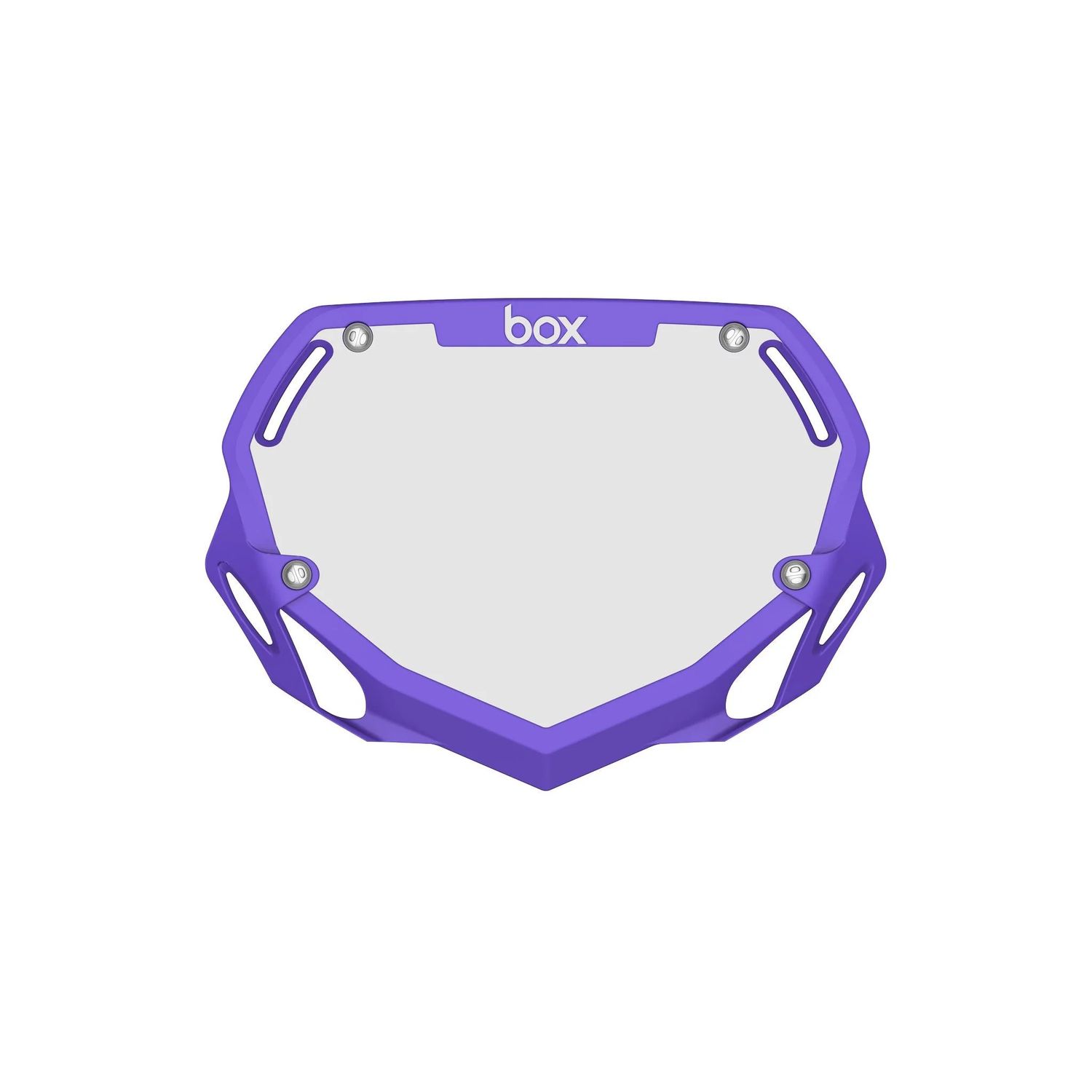 Number Plate - Box, Two, Purple, Small