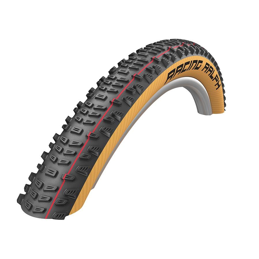 Tire - Schwalbe, 29x2.35, Racing Ralph Addix, TR, Folding, Addix Speedgrip, Super Race, Tanwall