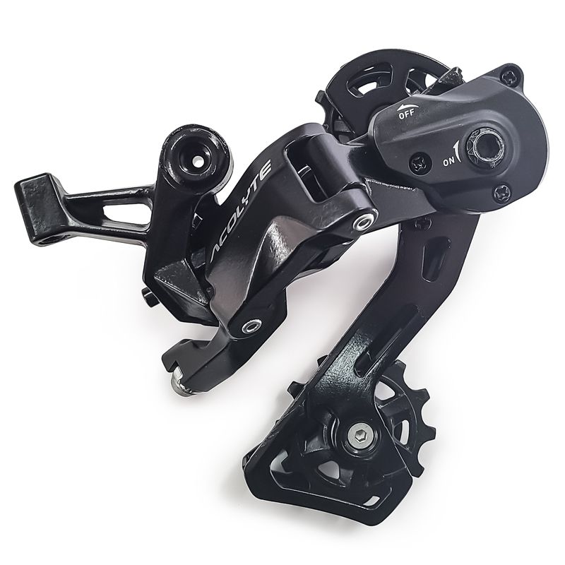 Rear Derailleur - MicroShift, 8s, RD-M5185M, Medium Cage, w/ Clutch, Acolyte