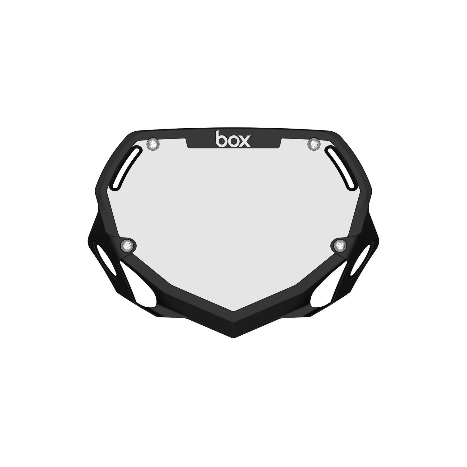 Number Plate - Box, Two, Black, Small