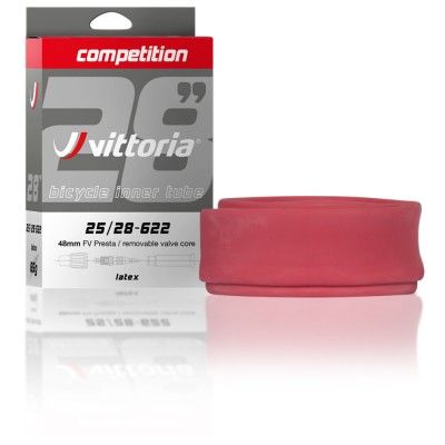 Tube - Vittoria, 700Cx25-28, PV, 48mm, Latex, RVC