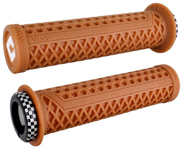 Grips - ODI, Vans 2.1, Gum-Checkered, Lock-On