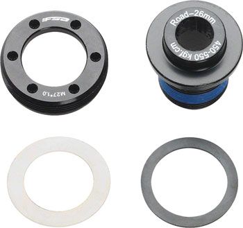 Crank Bolt - FSA, Self Extracting, Left Crank Arm Bolt, for Carbon Mega Exo Road Cranks