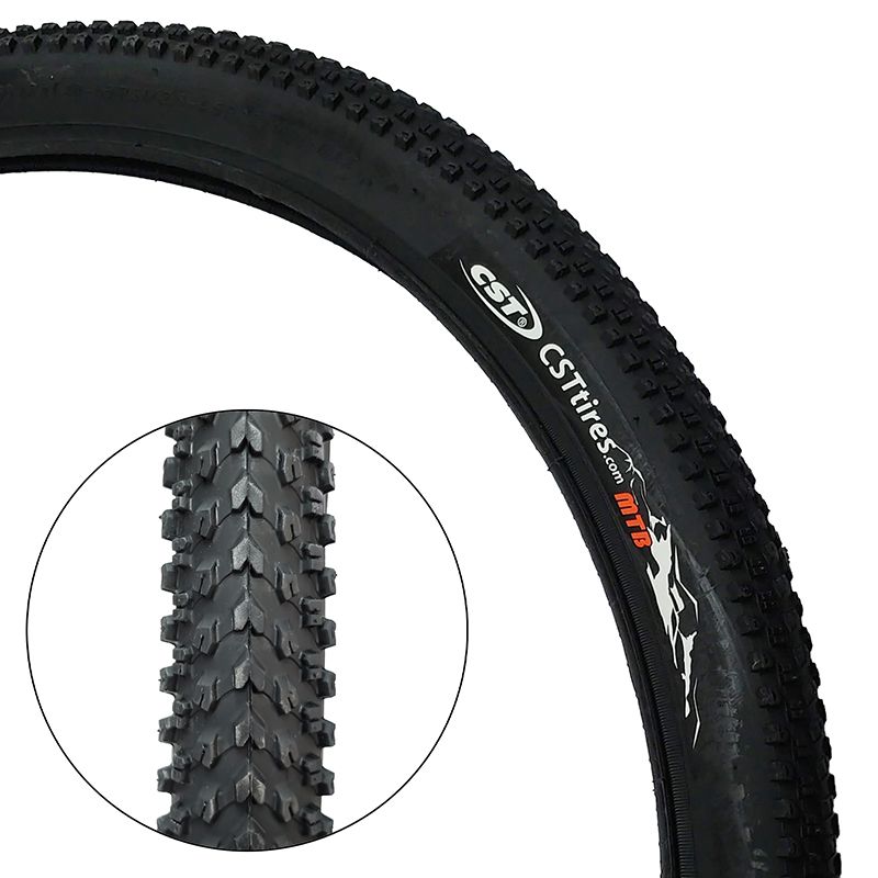 Tire - CST, MTB, 24x1.95, Wire, Black