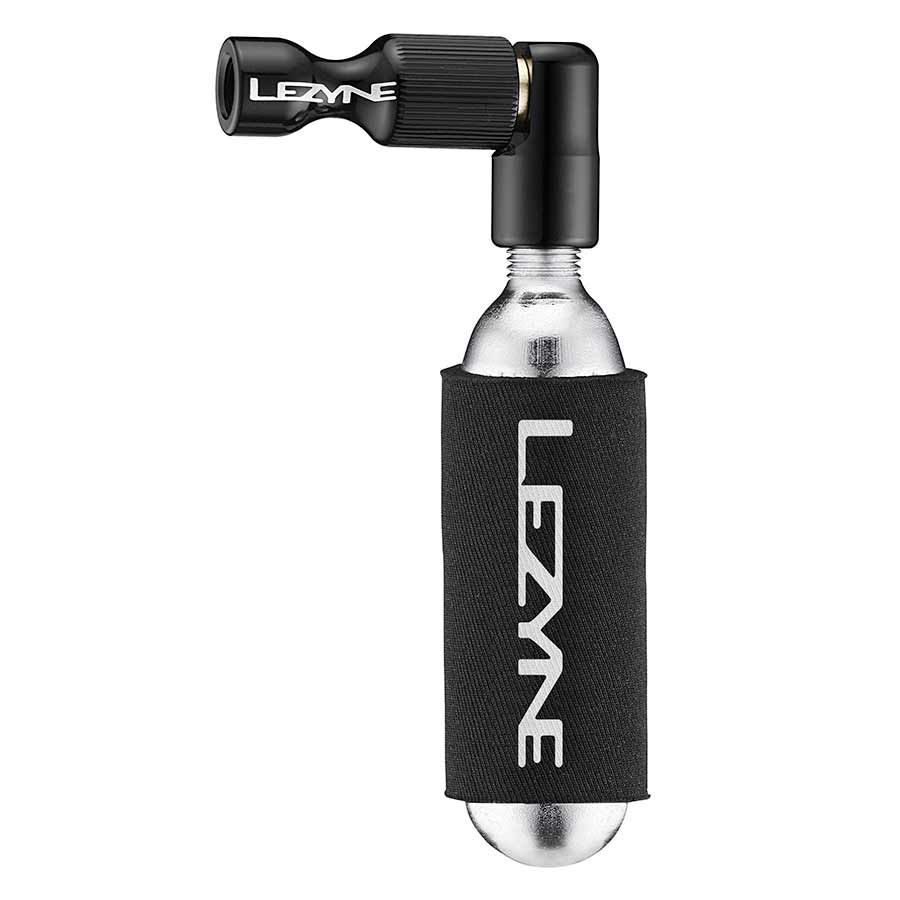 C02 Tool - Lezyne, Trigger Drive, CO2 Inflator, Threaded, Presta+Schrader, Black, 1x16g