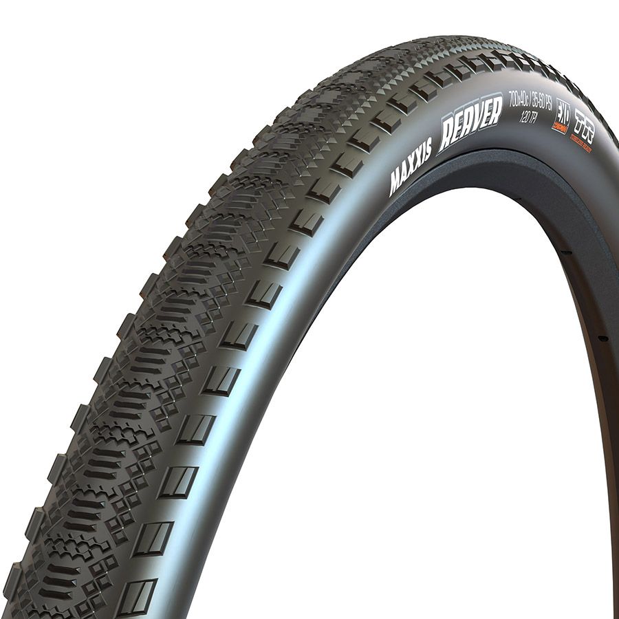 Tire - Maxxis, Reaver, 700x40C, TR, Dual, EXO, 120TPI, Black, Folding