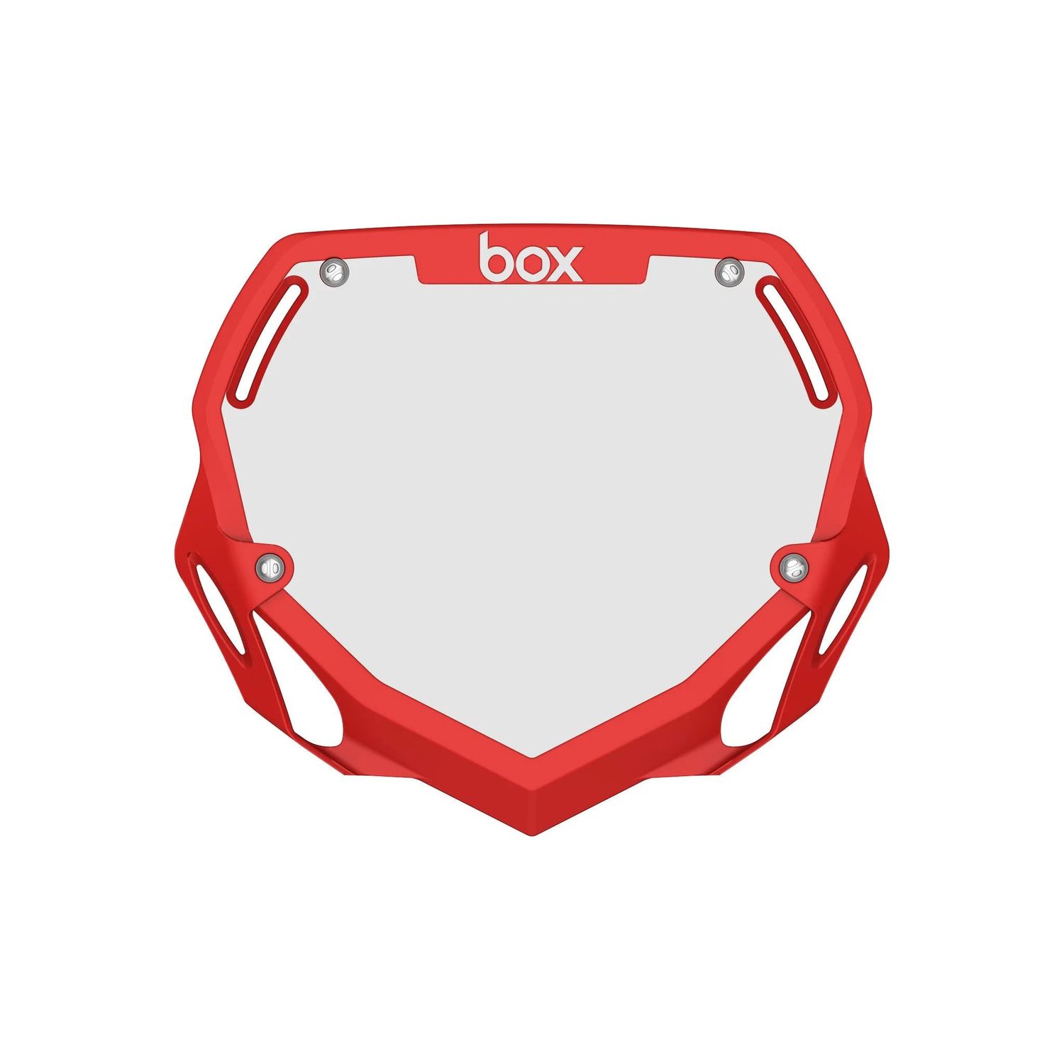 Number Plate - Box, Two, Red, Large