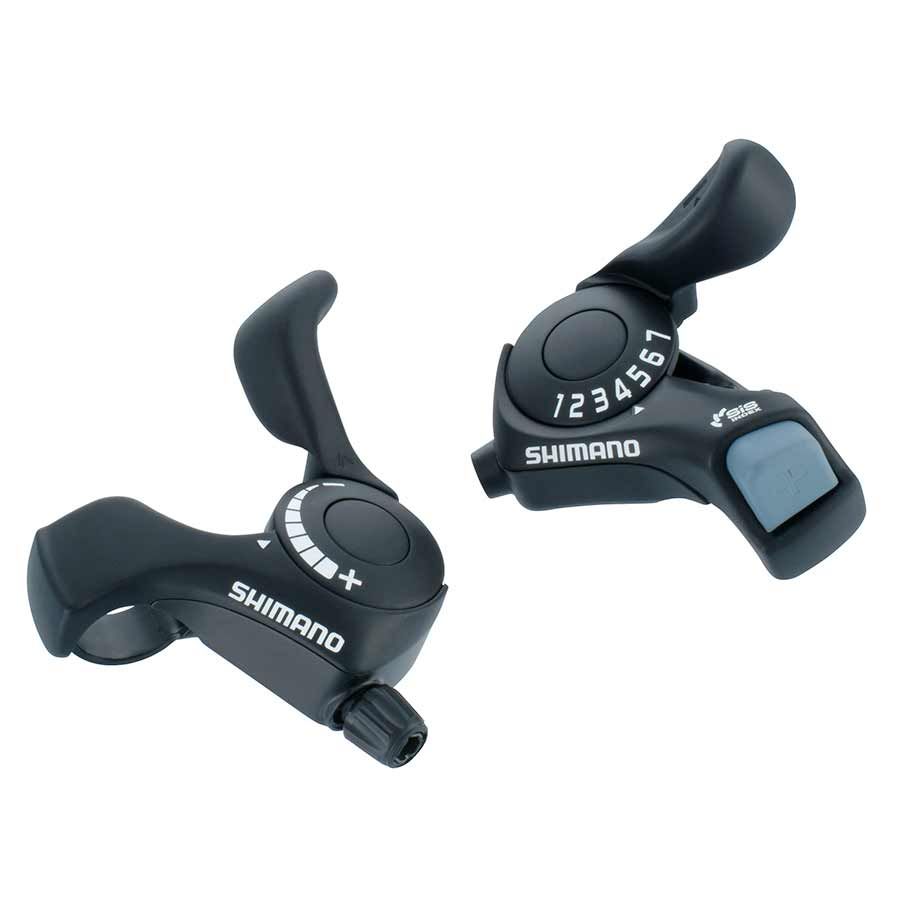 Thumb Shifter Set - Shimano, 7x3s, Tourney SL-TX30