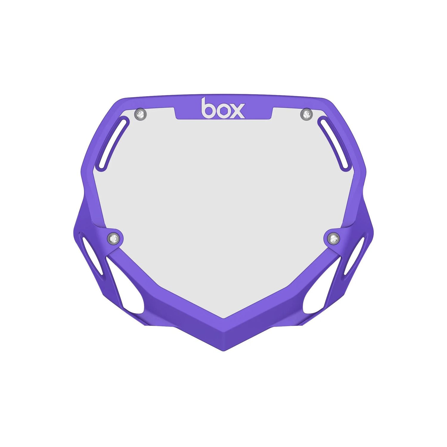 Number Plate - Box, Two, Purple, Large