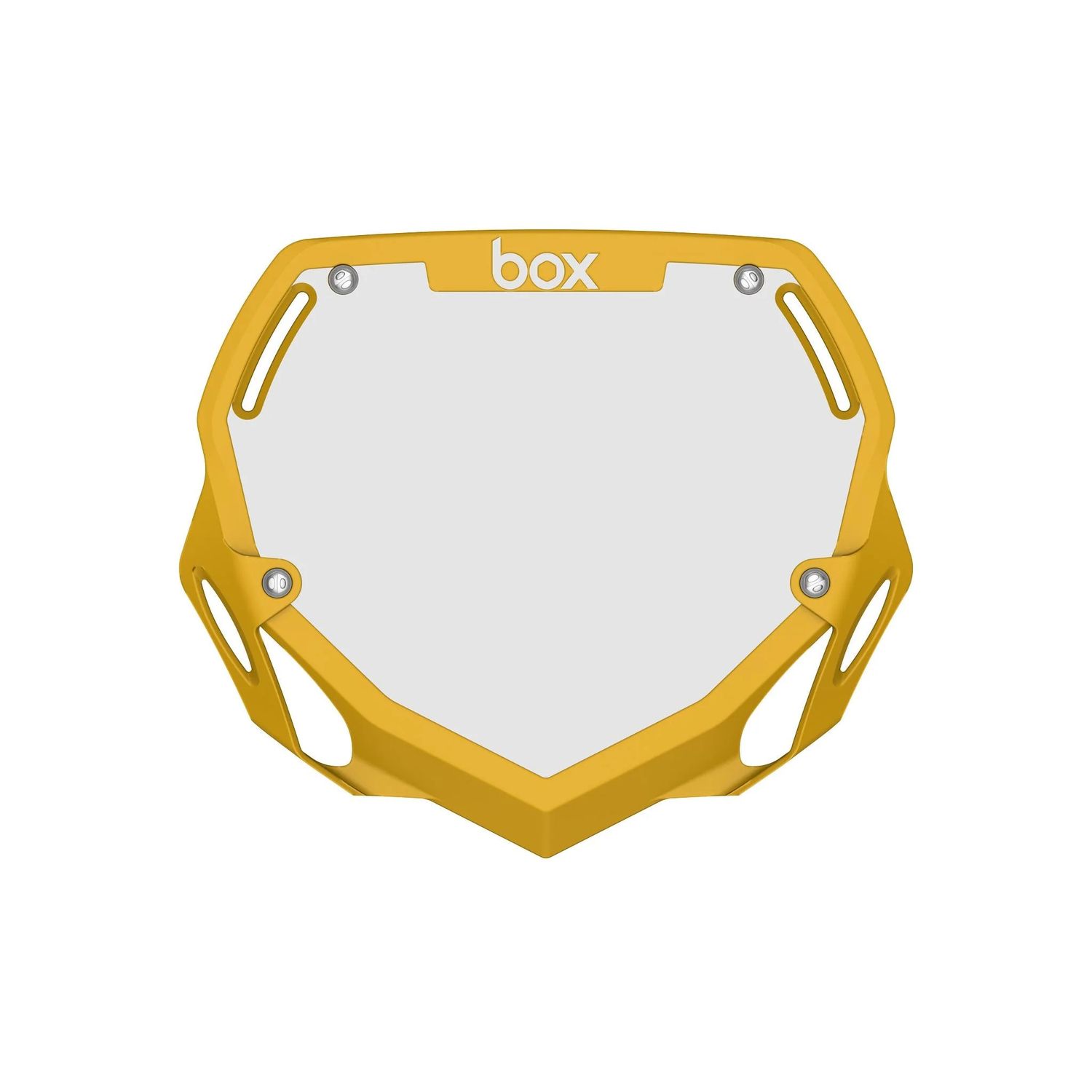 Number Plate - Box, Two, Yellow, Small