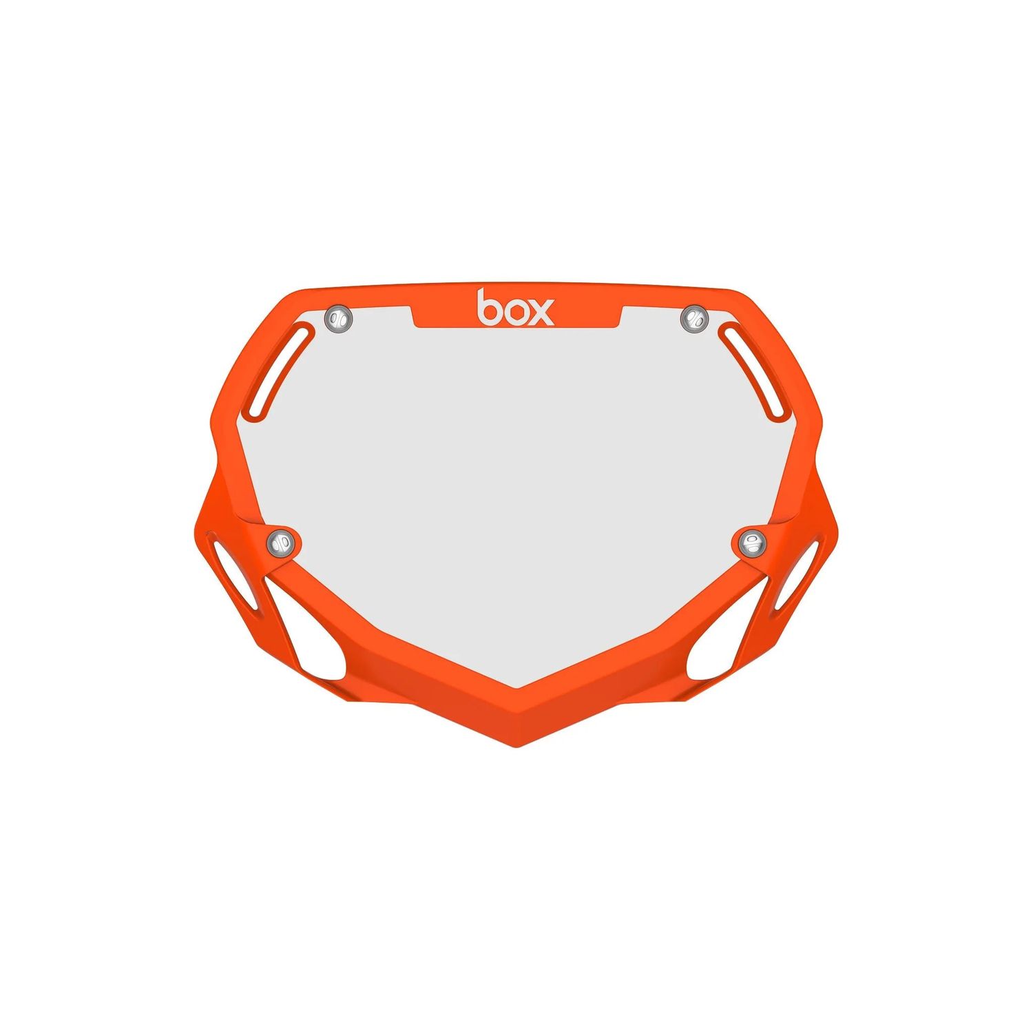 Number Plate - Box, Two, Orange, Small