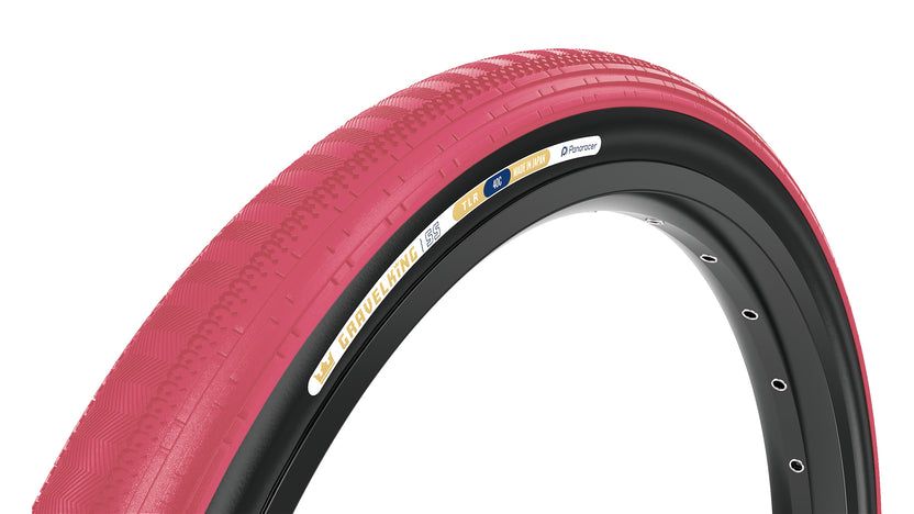 Tire - [Limited Edition] Panaracer, GravelKing, 700x40c SS, TR, Cranberry, Folding
