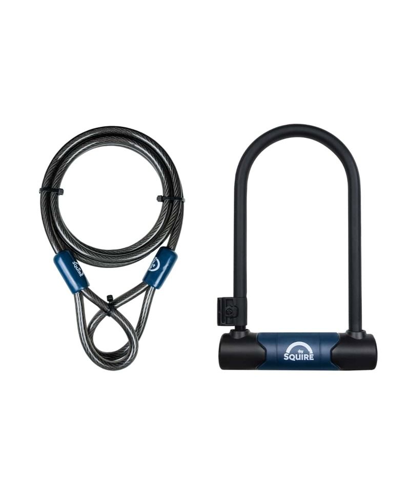 Lock - Squire, Nevis D-Lock, 230x115mm, w/1800mm Cable