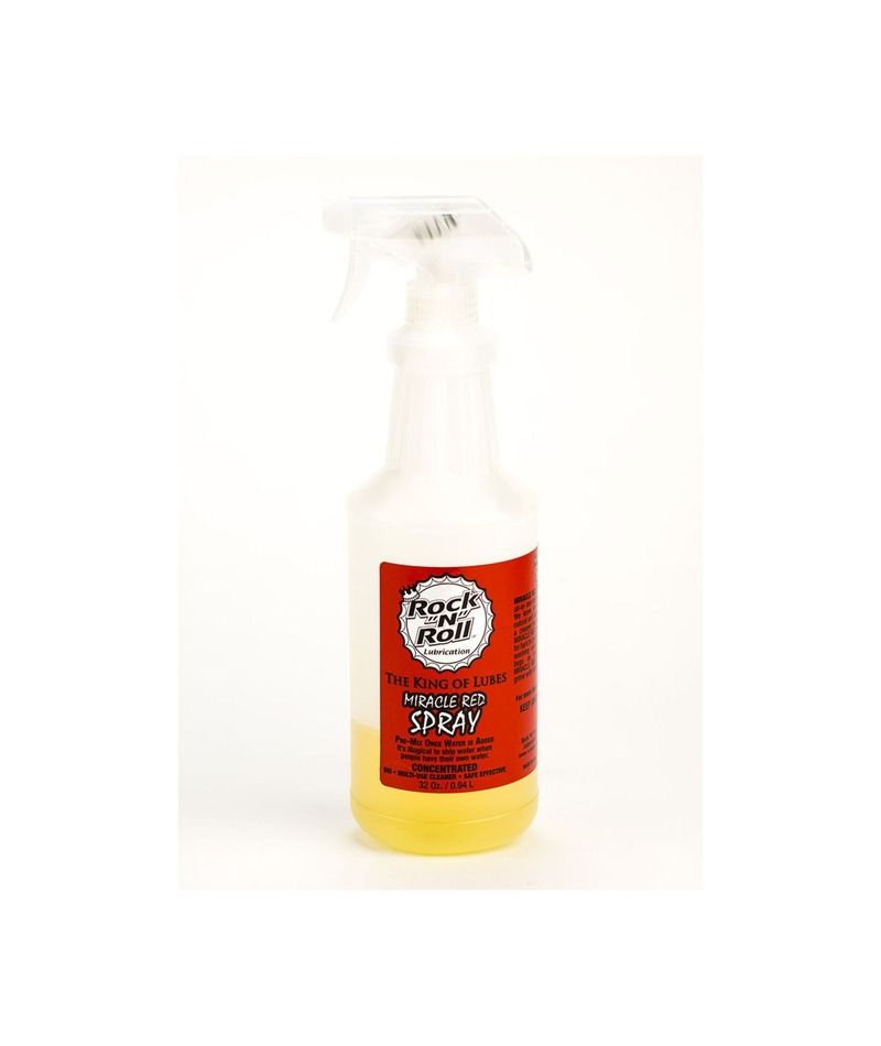 Cleaner - Rock N Roll, Bike Wash, Miracle Red, Spray Bottle