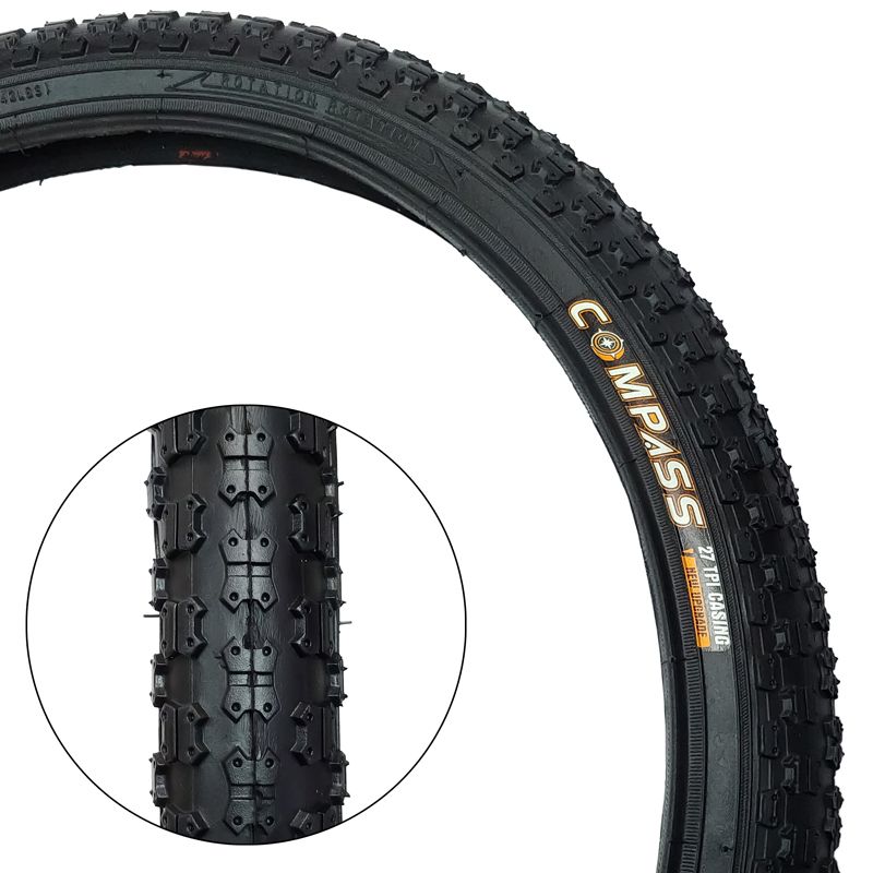 Tire - Damco, 20" x 2.125, Black