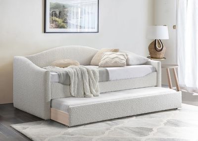 Arlo Boucle Fabric Twin Daybed