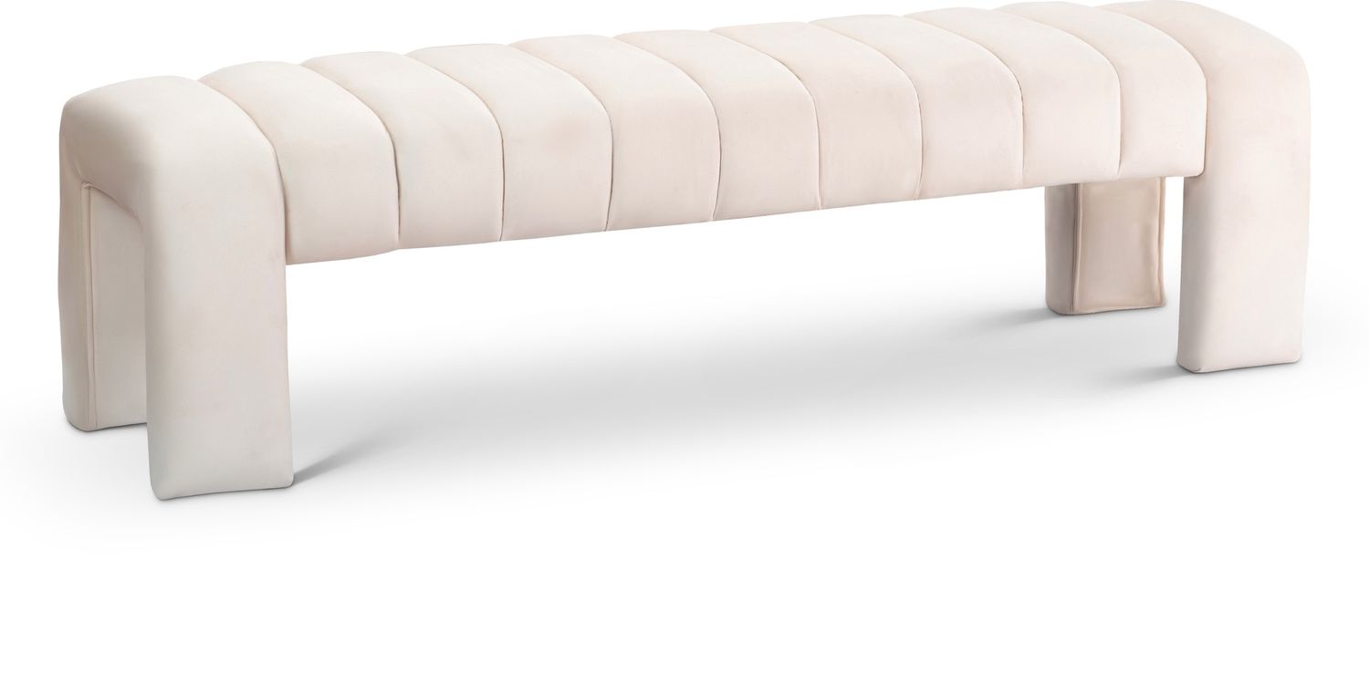 Andaz Velvet Upholstered Bench