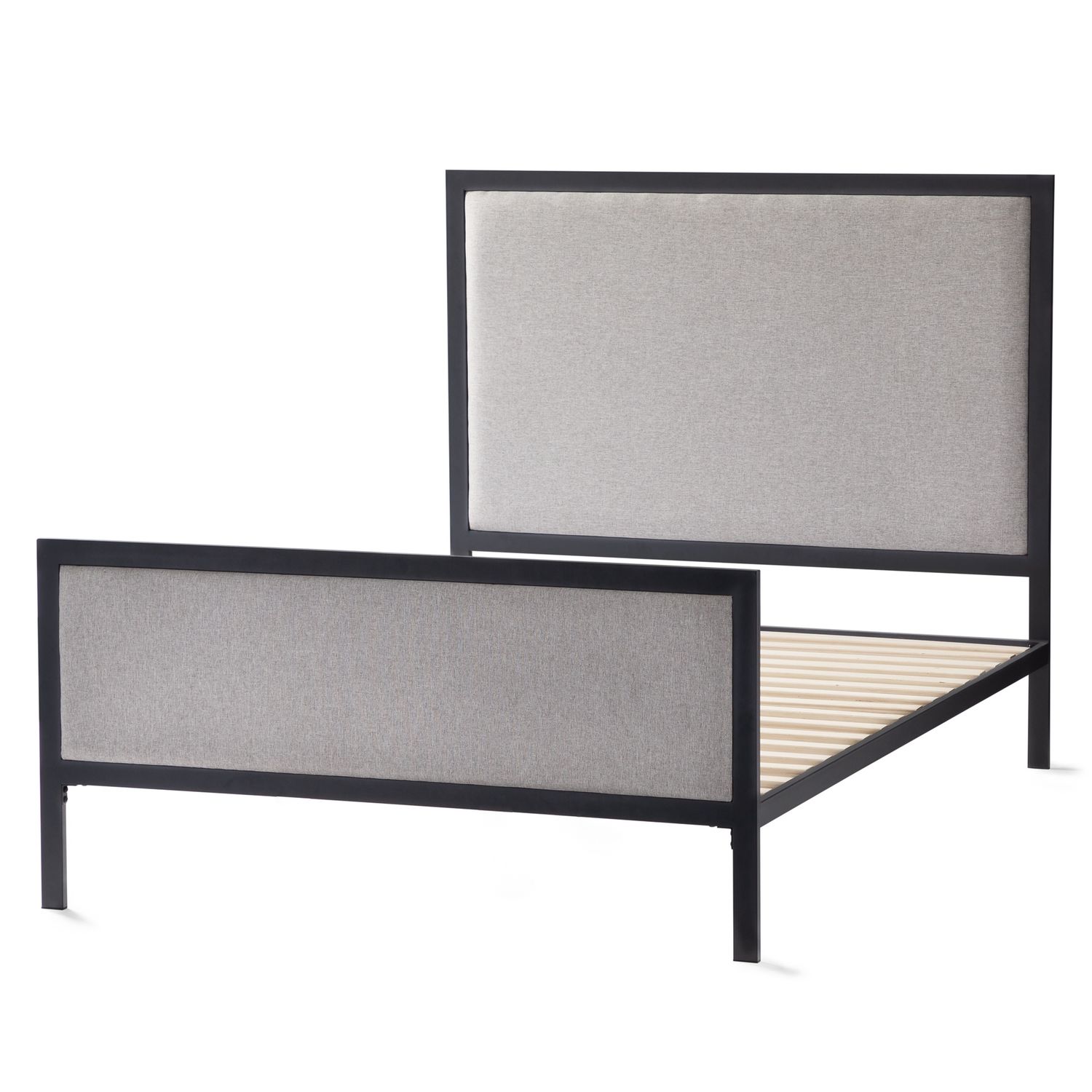 Clarke Metal Upholstered Bed