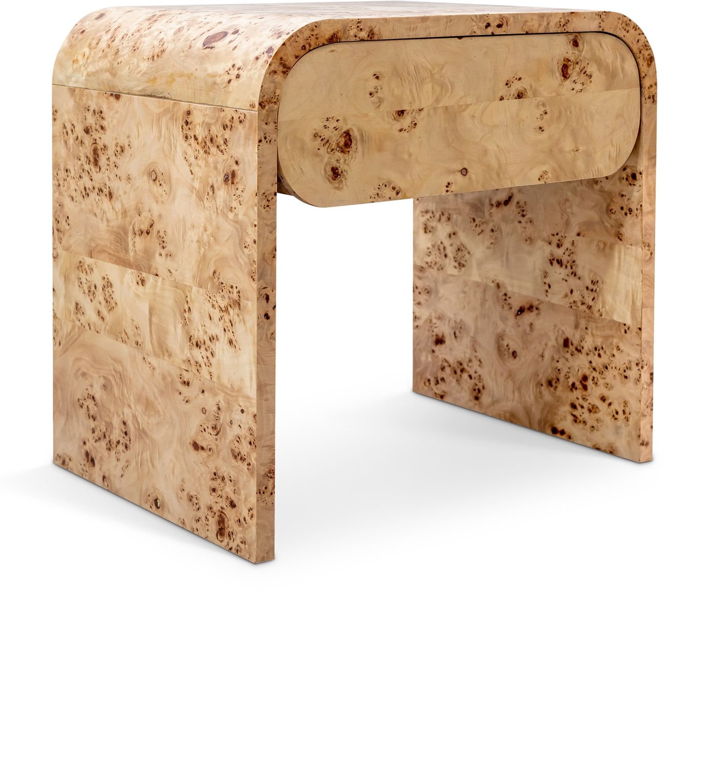 Cresthill Burl Wood Nightstand