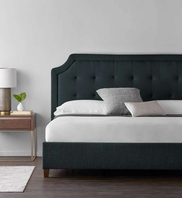 Malouf Upholstered Carlisle Rounded Headboard