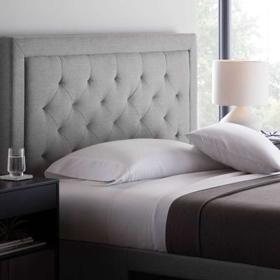 Malouf Upholstered Hennessy Square Headboard