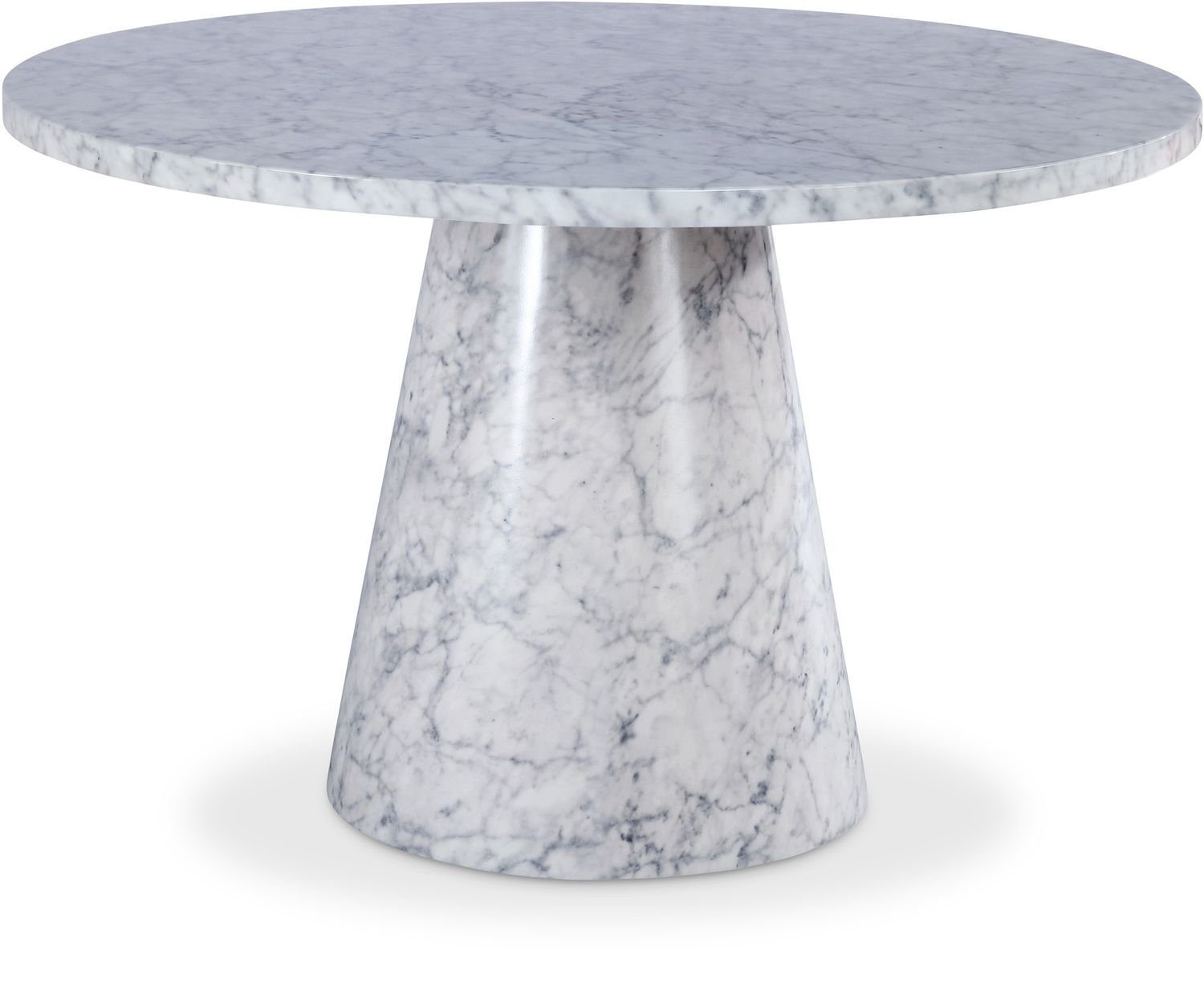 Omni 48" Marble Veneer Dining Table