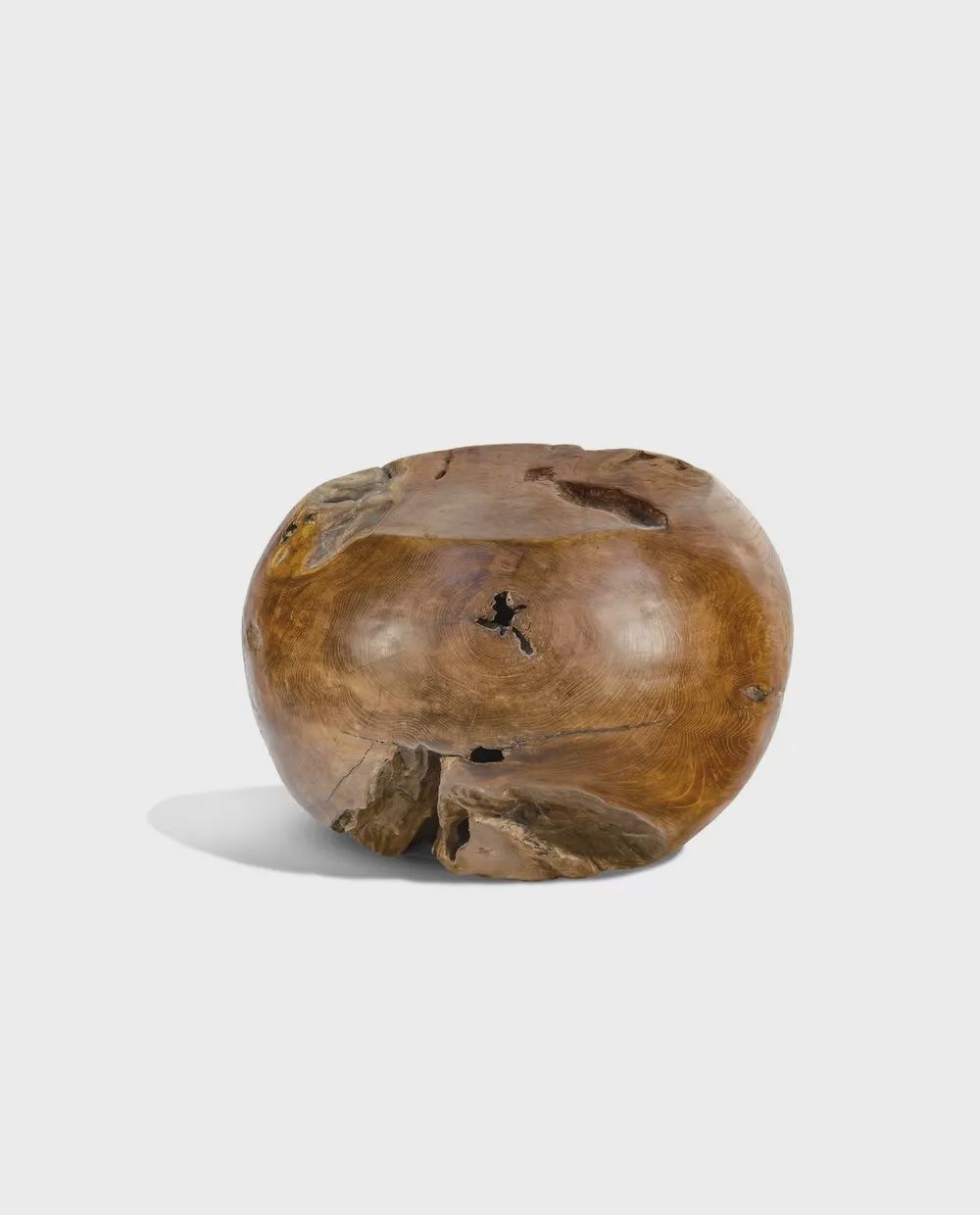 Teak Root Ball Stool