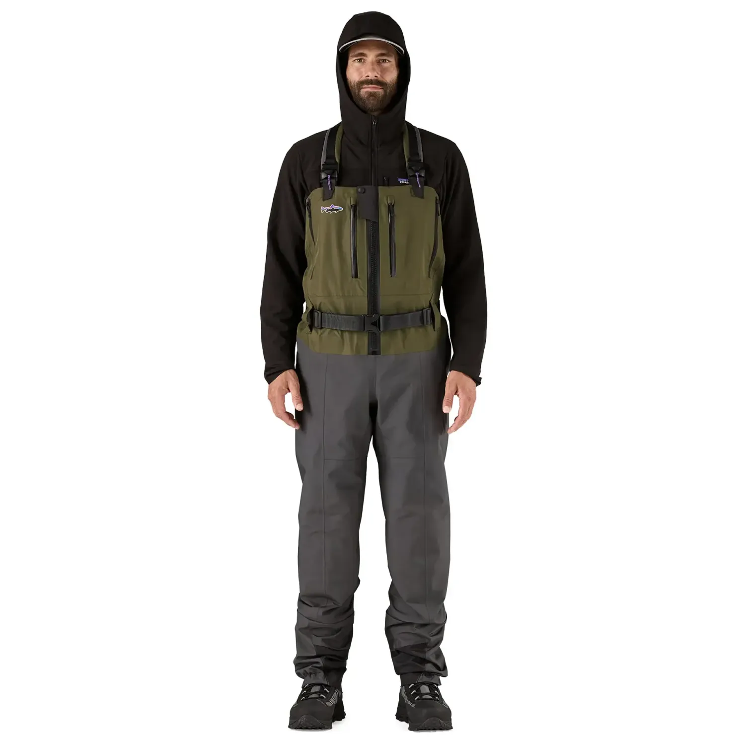 Patagonia - Men's Swiftcurrent Expedition Zip Front Waders - Basin Green