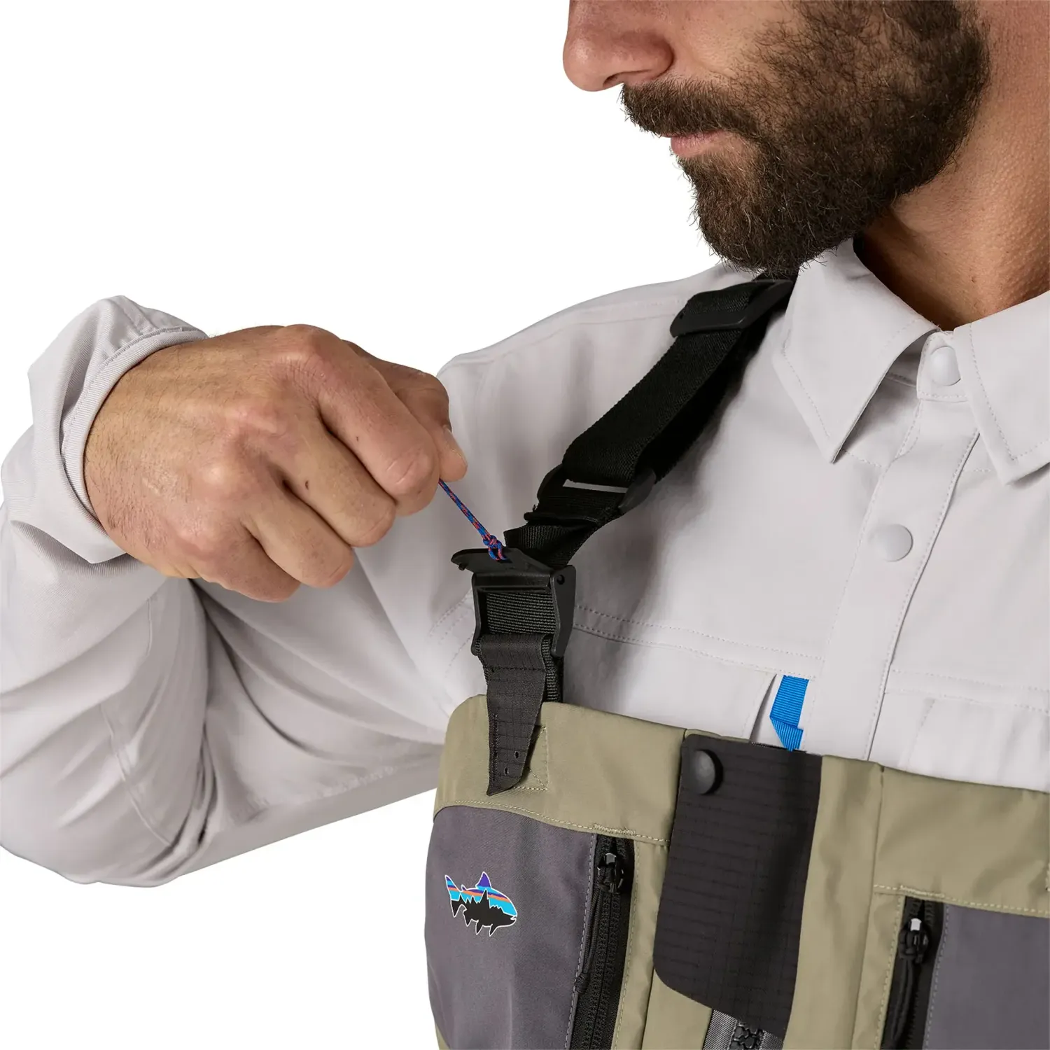 Patagonia - Men's Swiftcurrent Traverse Zip Front Waders - River Rock Green
