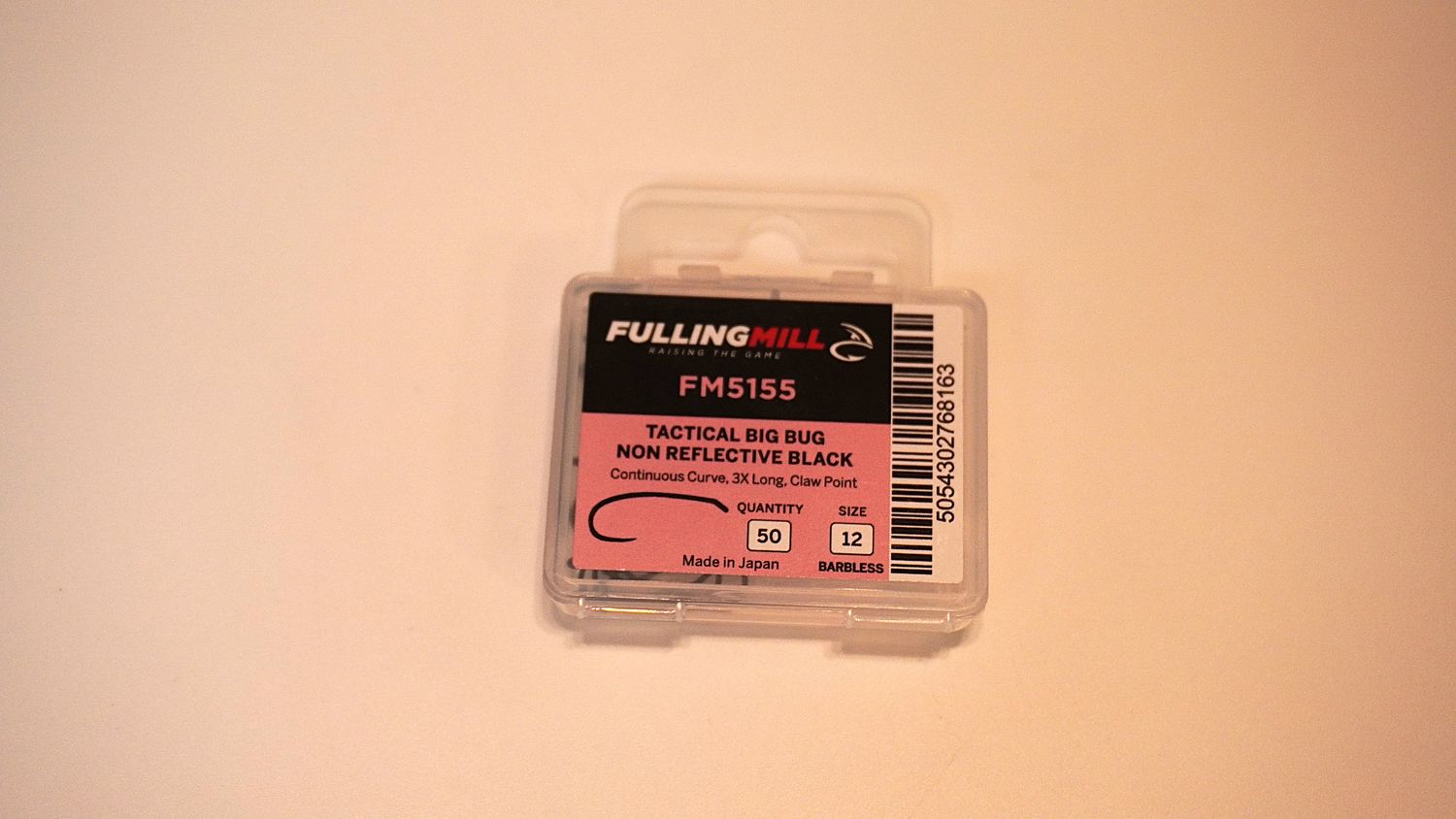 Fulling Mill - Tactical Big Bug non-reflective black nickel barbless