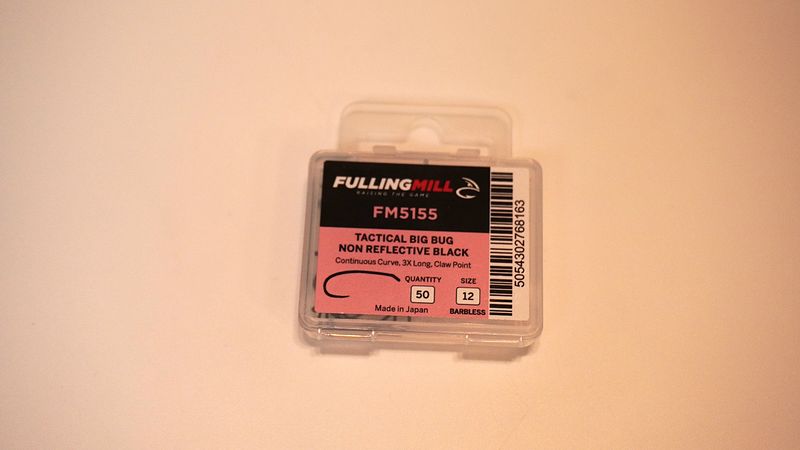 Fulling Mill - Tactical Big Bug non-reflective black nickel barbless
