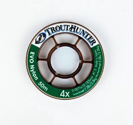 TroutHunter EVO Nylon Tippet 50m, Size: 4X