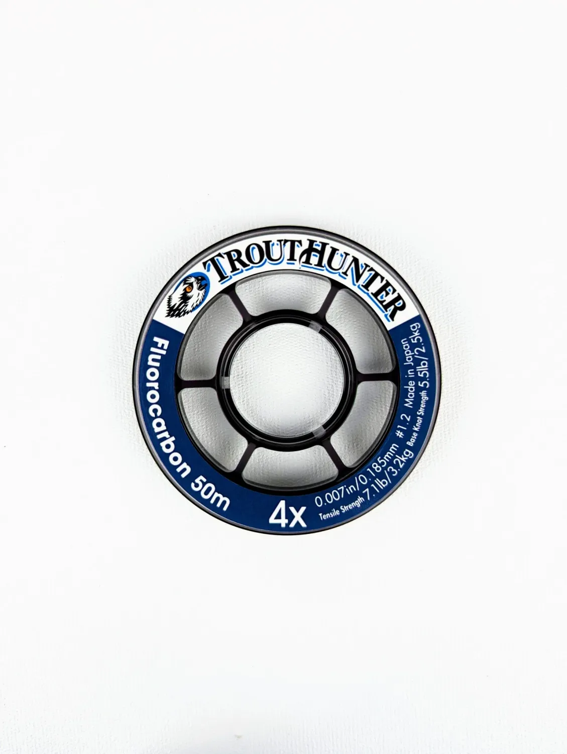 TroutHunter Fluorocarbon Tippet 50m, Size: 4X