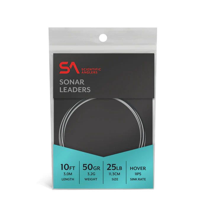 Scientific Anglers - Sonar 7' 35gr 25lb Leader, Color: Pale Green, Size: Hover