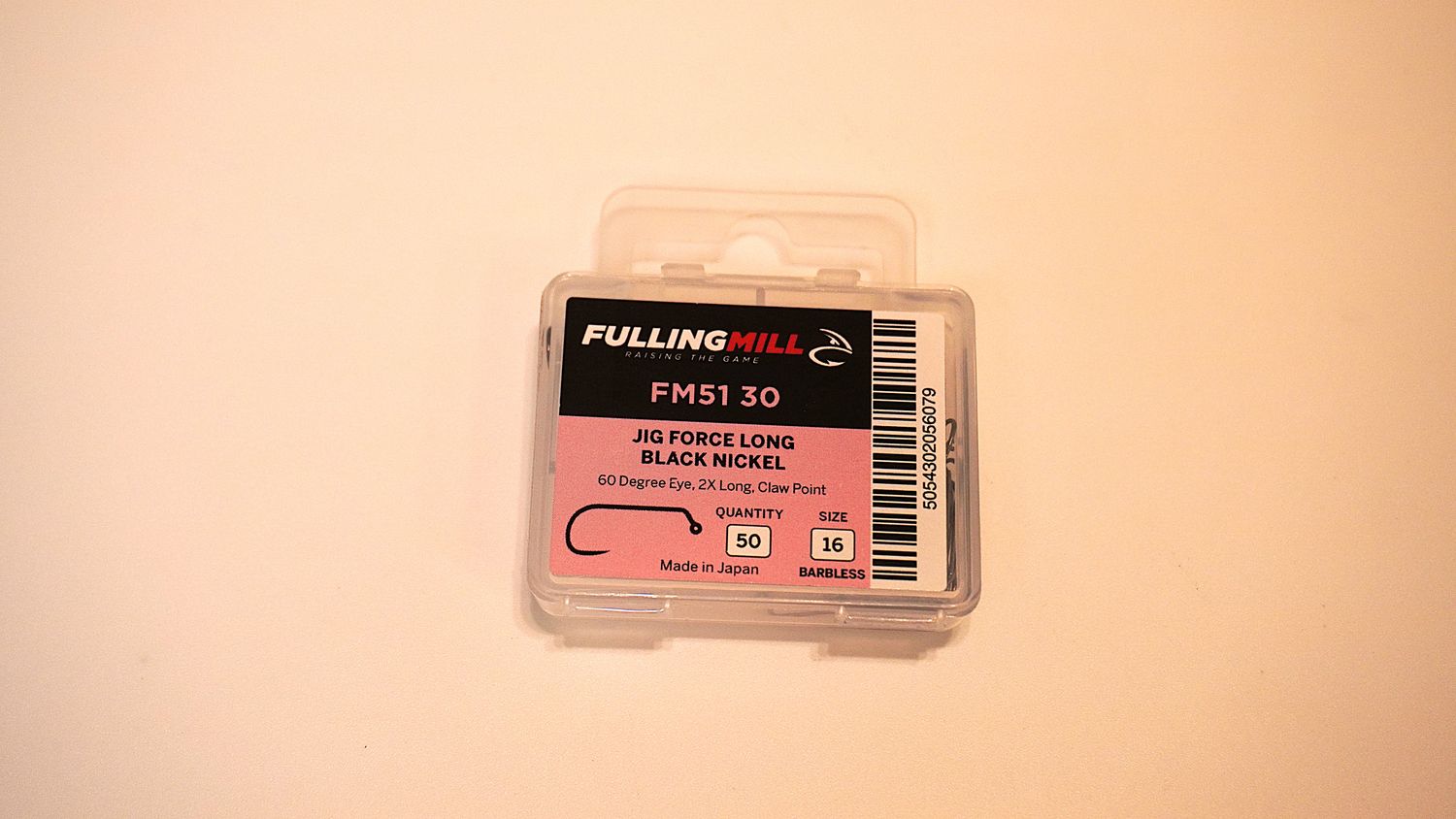 Fulling Mill - Jig Force Long Barbless black nickel