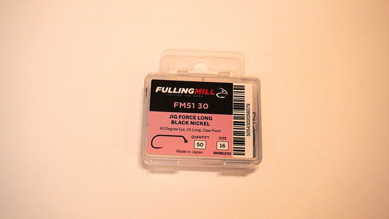 Fulling Mill - Jig Force Long Barbless black nickel