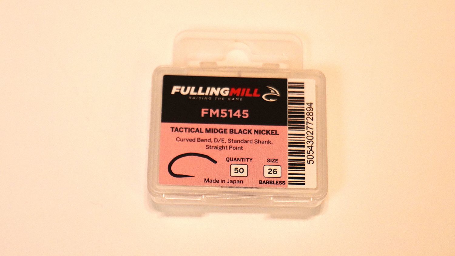Tactical Midge Black Nickel Barbless