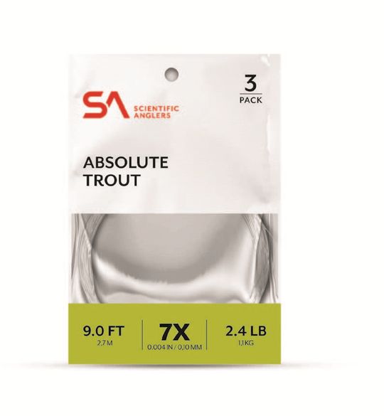 Absolute Trout Leader 3 Pack