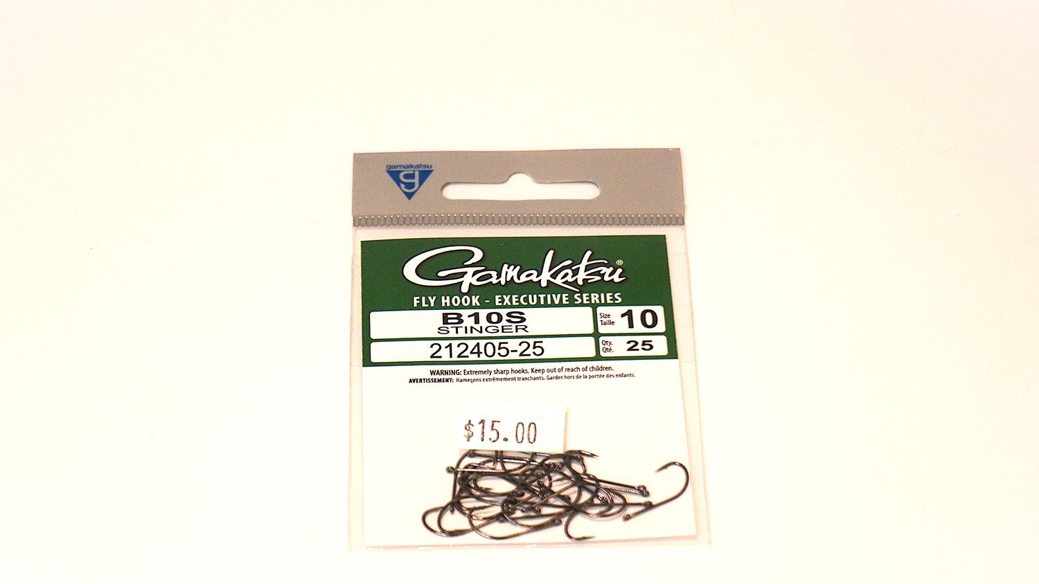 Gamakatsu B10S Stinger Hook
