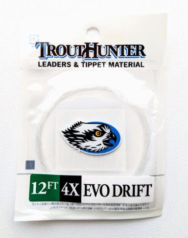 TroutHunter EVO Drift Leader, Length: 12', Size: 4X