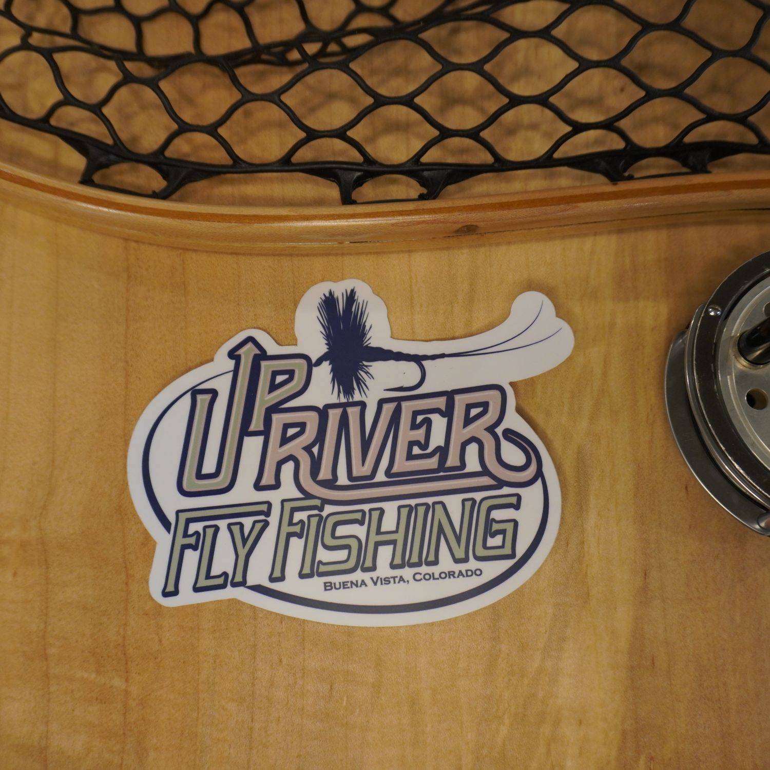 Upriver Flyfishing Sticker small